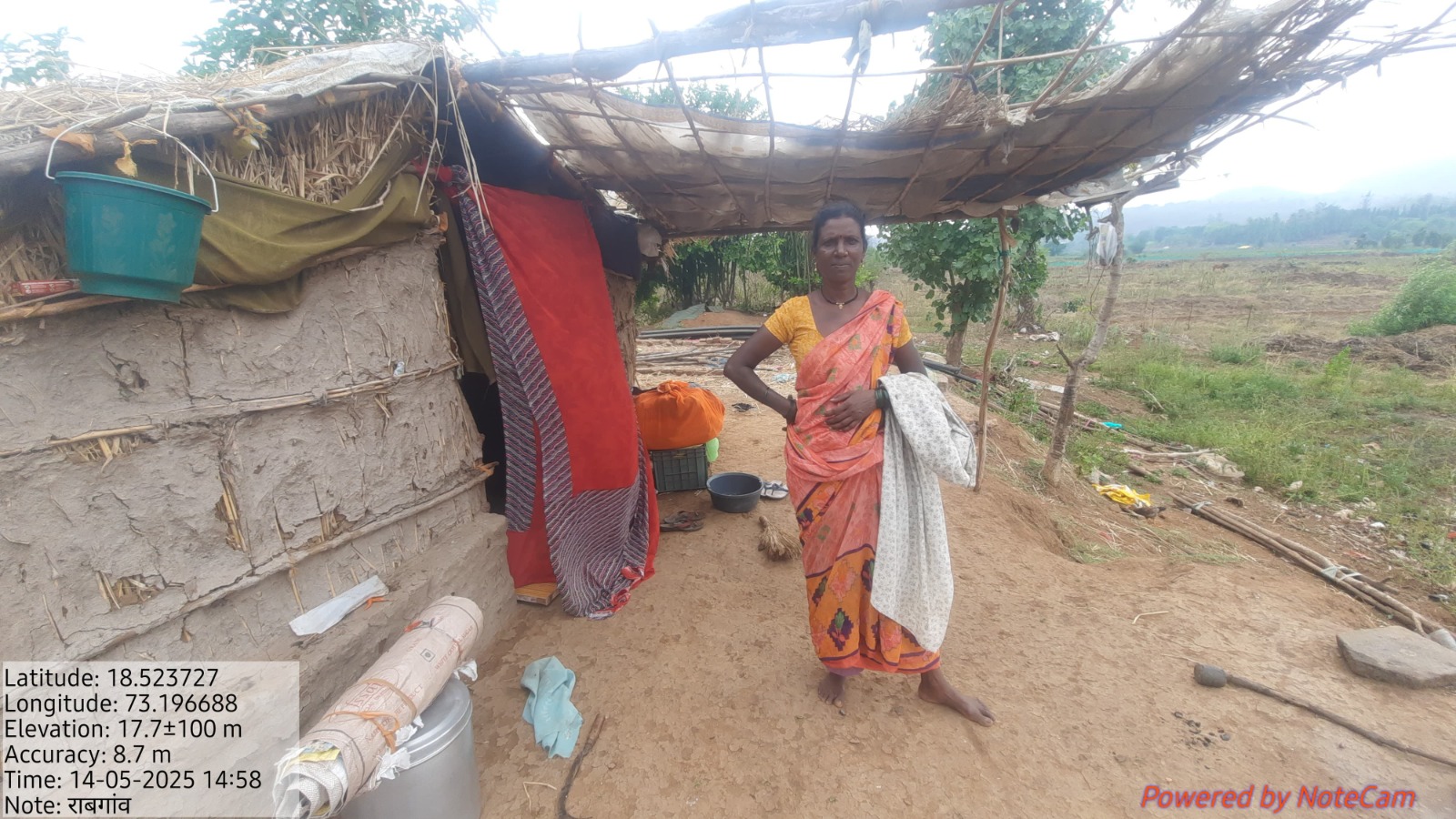 Field team conducting house visits